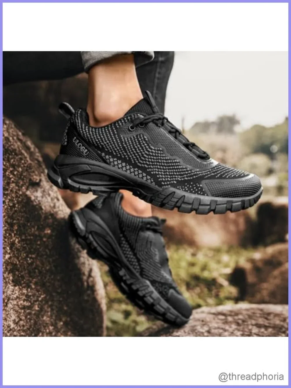 Waterproof Hiking Shoes Lightweight Non-Slip Comfy Walking Work Sneakers